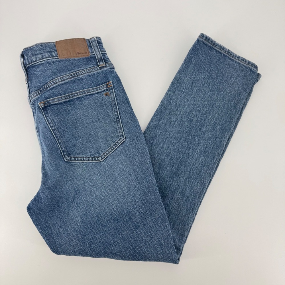 Madewell The Perfect Vintage Jean High Rise Tapered Leg Blue Denim Size 27